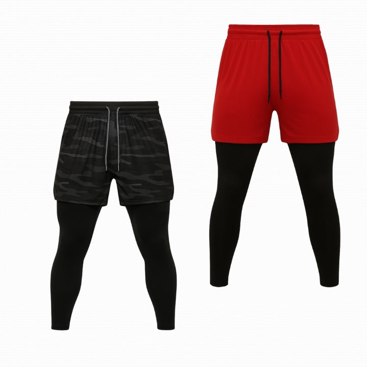 Shorts et Pantalons de Compression Hommes Avec Poche - (Achetez 1, obtenez 2)