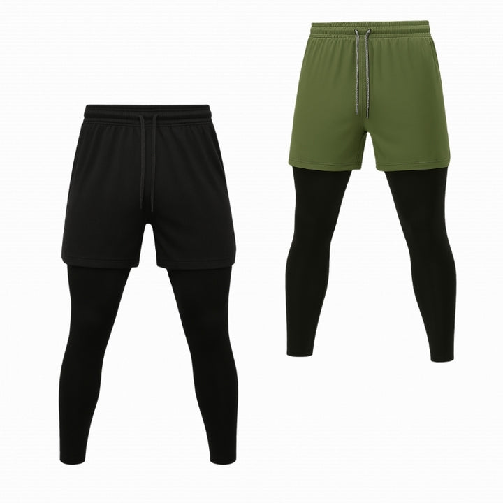 Shorts et Pantalons de Compression Hommes Avec Poche - (Achetez 1, obtenez 2)