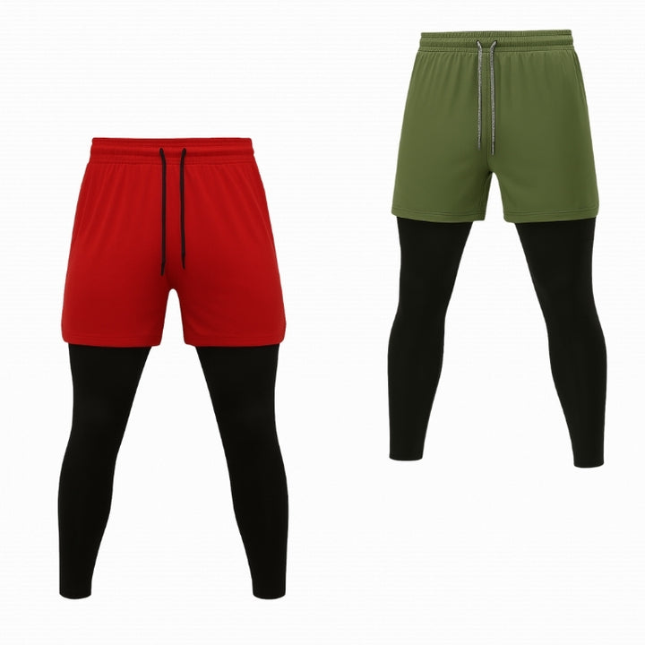 Shorts et Pantalons de Compression Hommes Avec Poche - (Achetez 1, obtenez 2)