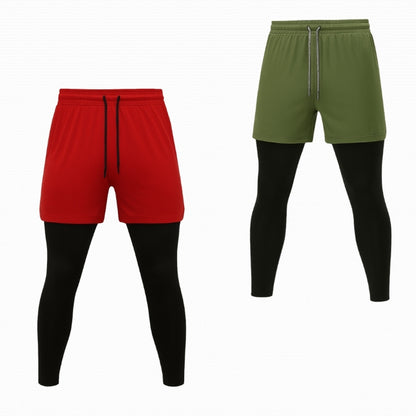 Shorts et Pantalons de Compression Hommes Avec Poche - (Achetez 1, obtenez 2)