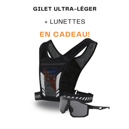 Gilet ultra-léger + lunettes de sport GRATUITES