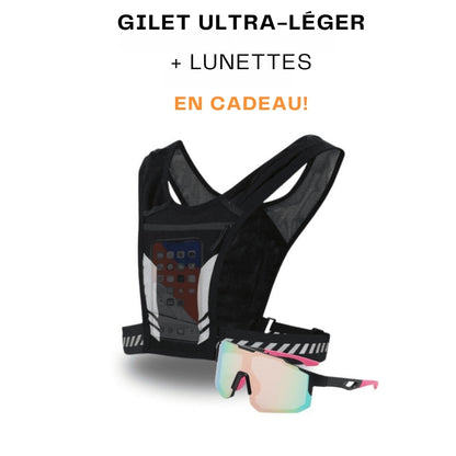 Gilet ultra-léger + lunettes de sport GRATUITES