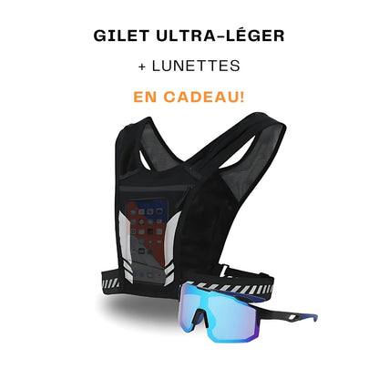 Gilet ultra-léger + lunettes de sport GRATUITES