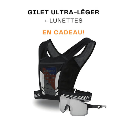 Gilet ultra-léger + lunettes de sport GRATUITES