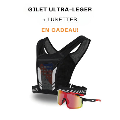 Gilet ultra-léger + lunettes de sport GRATUITES