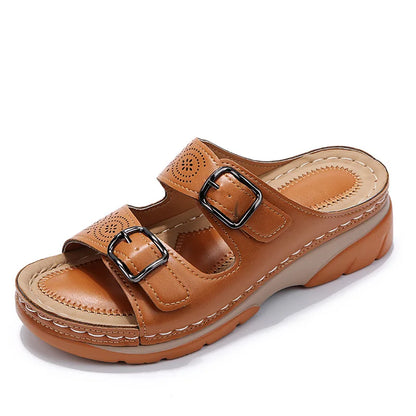 Sandale Orthopédique Femme à Boucle