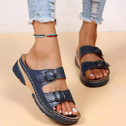 Sandale Orthopédique Femme à Boucle