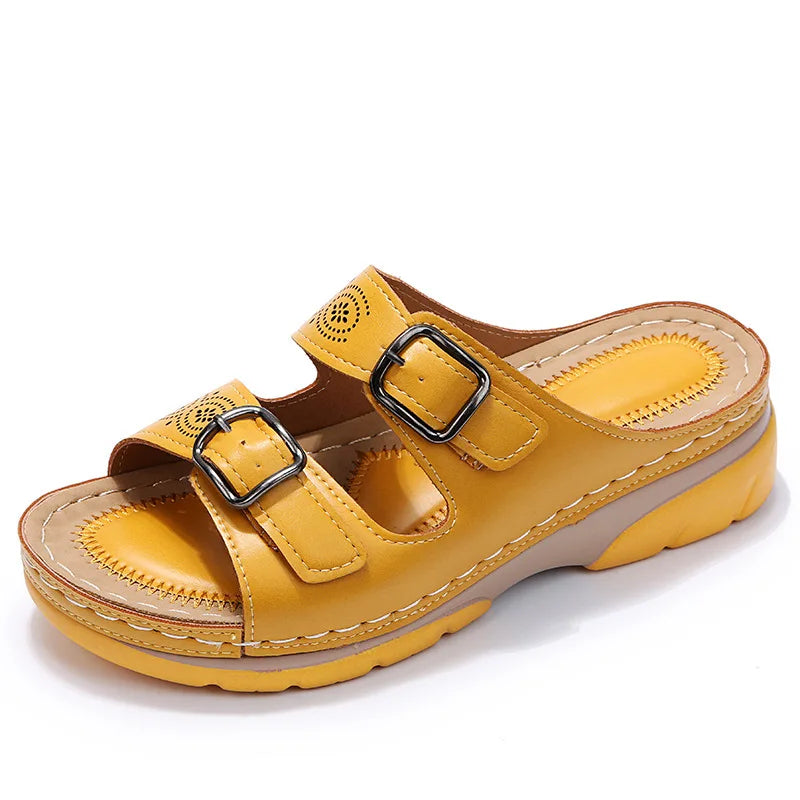 Sandale Orthopédique Femme à Boucle