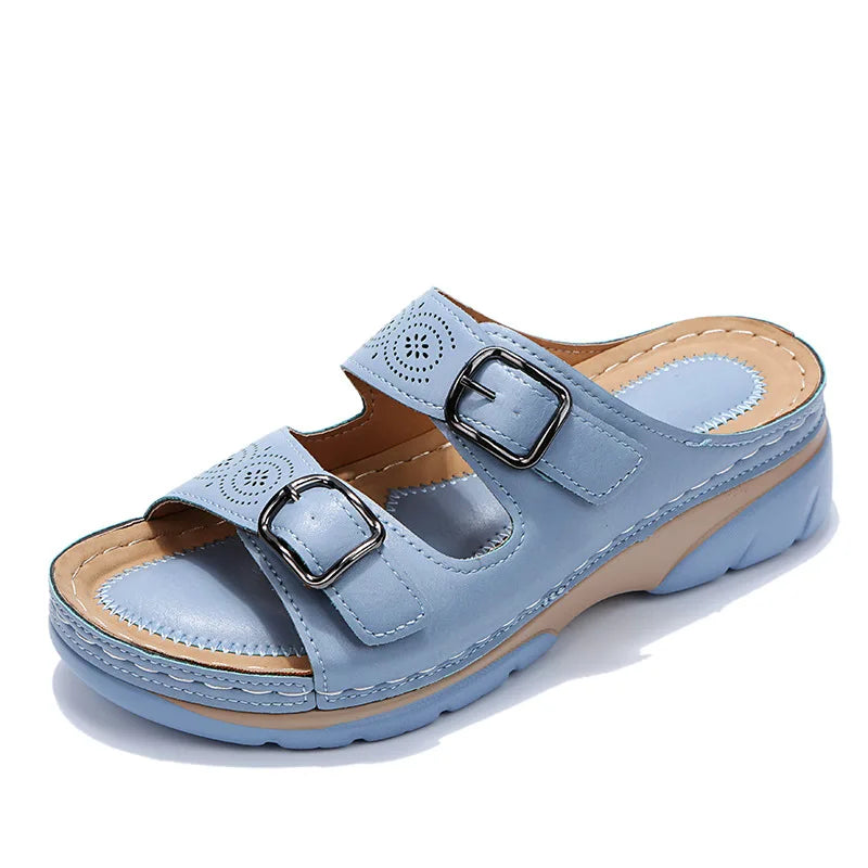 Sandale Orthopédique Femme à Boucle