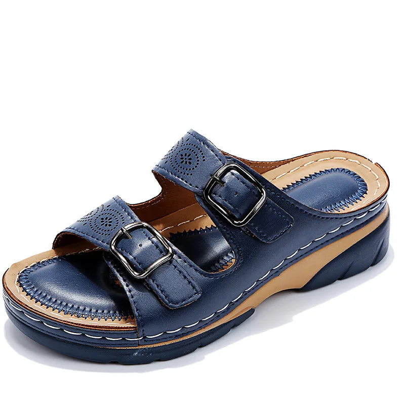 Sandale Orthopédique Femme à Boucle